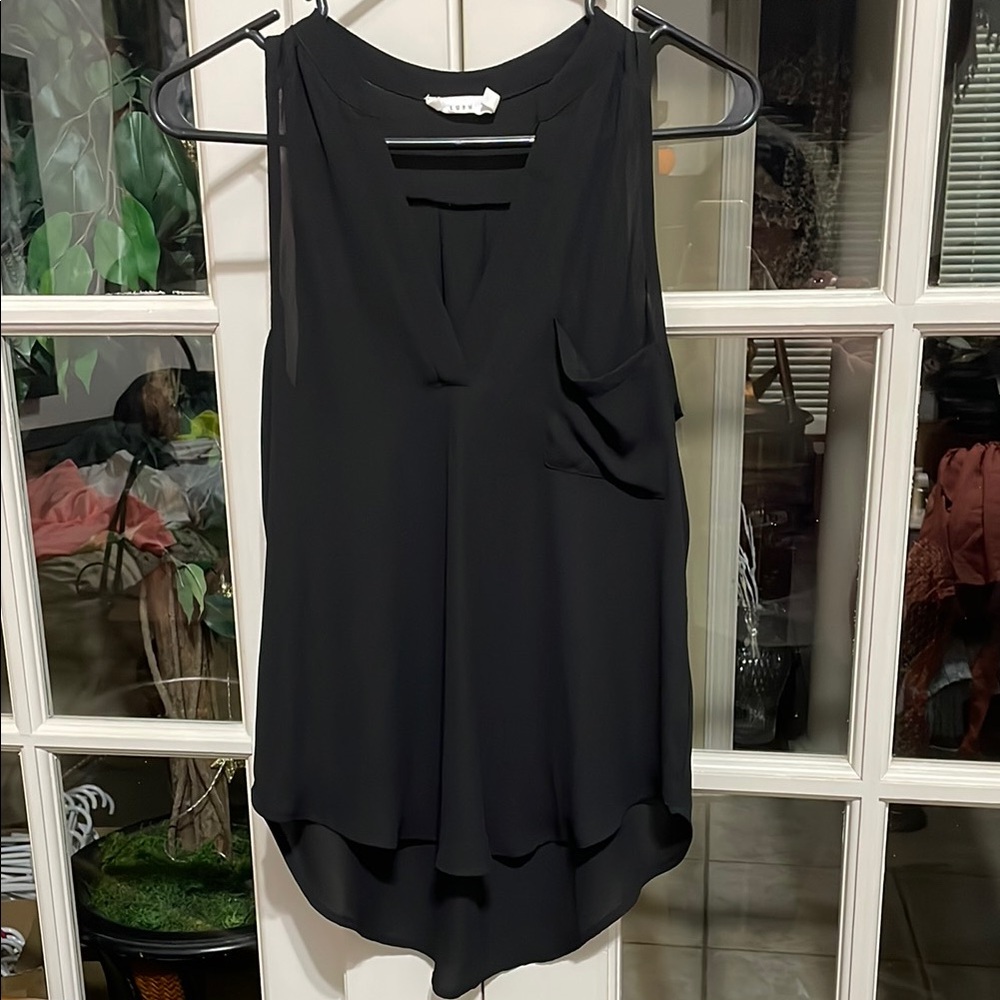Lush Elegant Black Sleeveless Top Size XS
